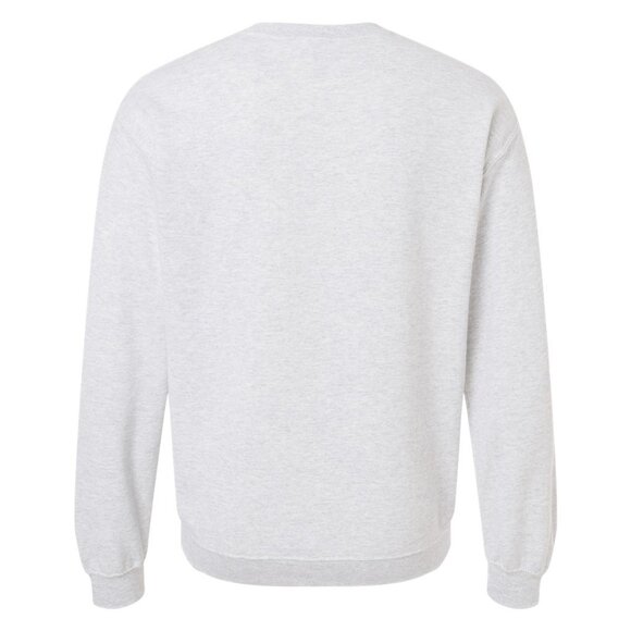 Ole Miss Rebel distressed Big M Univ of Mississippi crewneck sweatshirt Ash - Picture 2 of 3